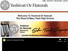Tablet Screenshot of orhatorah.com